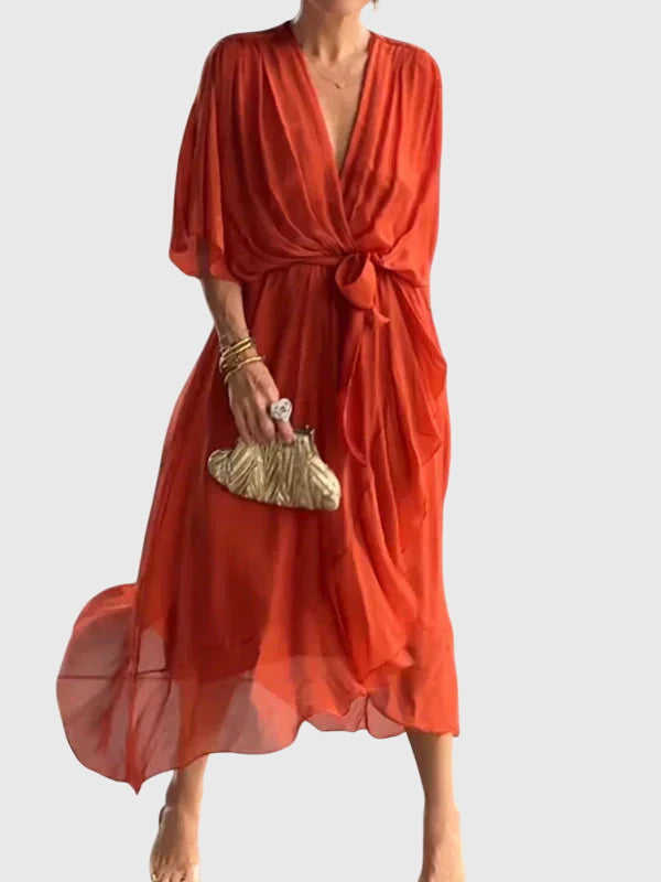 Bethany | Robe de Soirée Chic en Tissu Doux