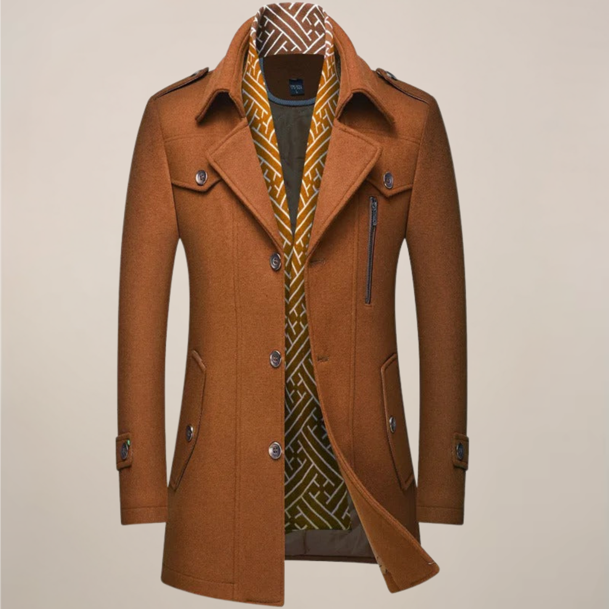 Manteau en Laine pour Hommes pour l'Hiver