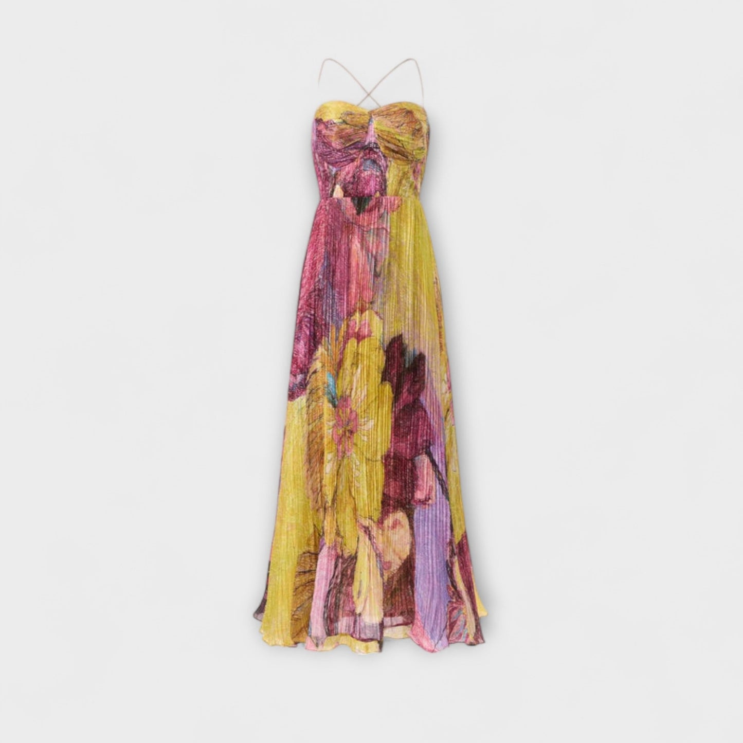 Robe Maxi Kiara Imprimé Ikat pour Occasions Stylées