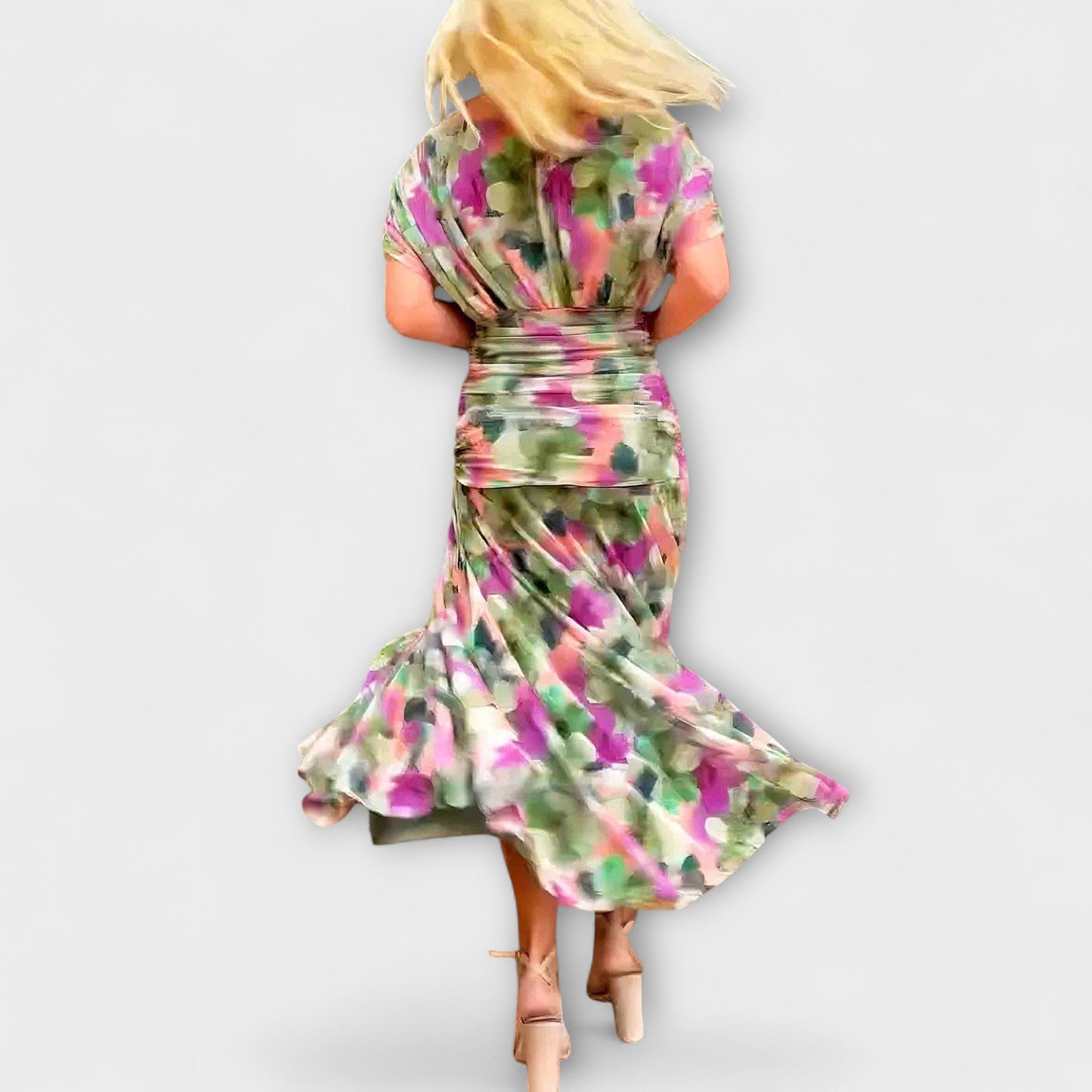 Aurora - Robe Maxi Chic à Décolleté en V pour Toutes Occasions