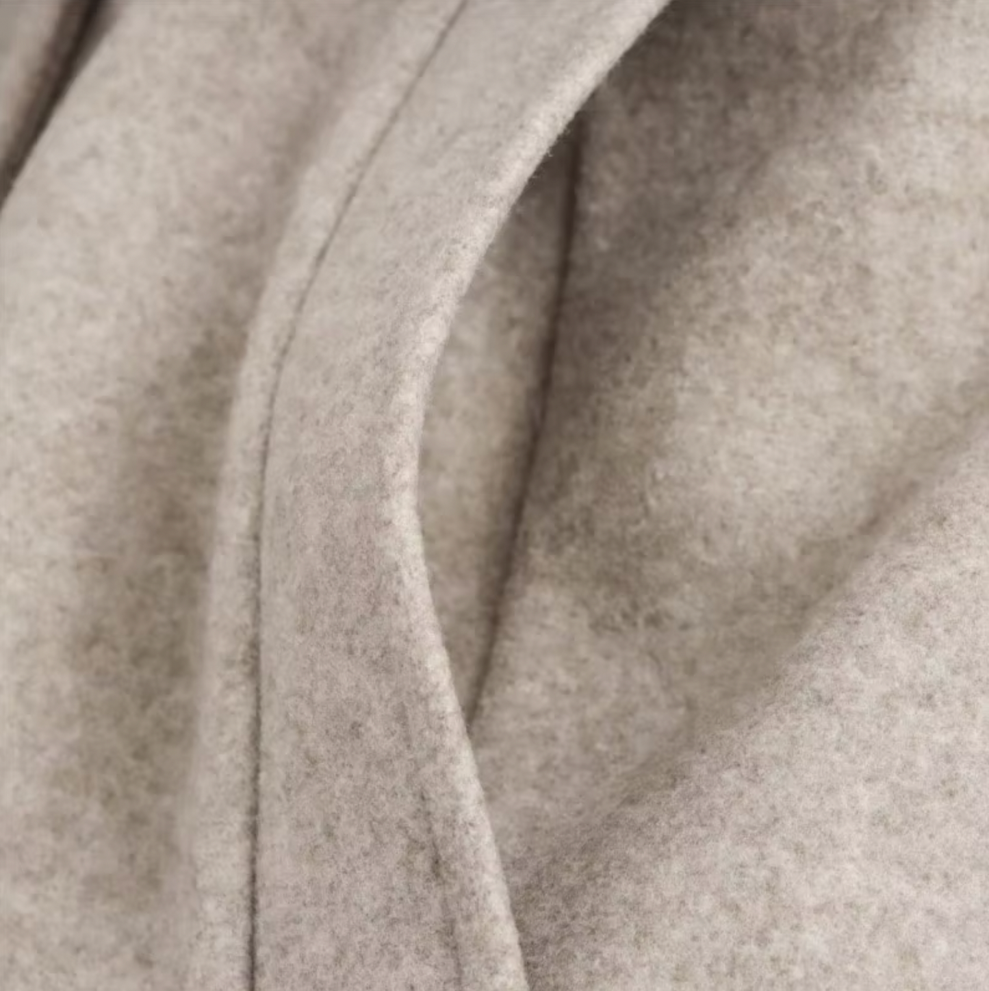 Manteau Trench Beige Chic à Double Boutonnage avec Col en Faux Fausse Fourrure pour Sorties Élégantes