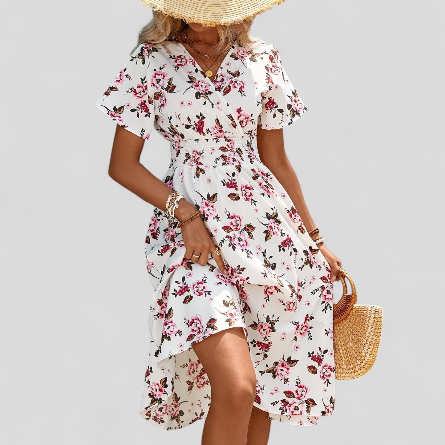 Gretalise | Robe Midi Chic d'Été pour Toutes les Occasions