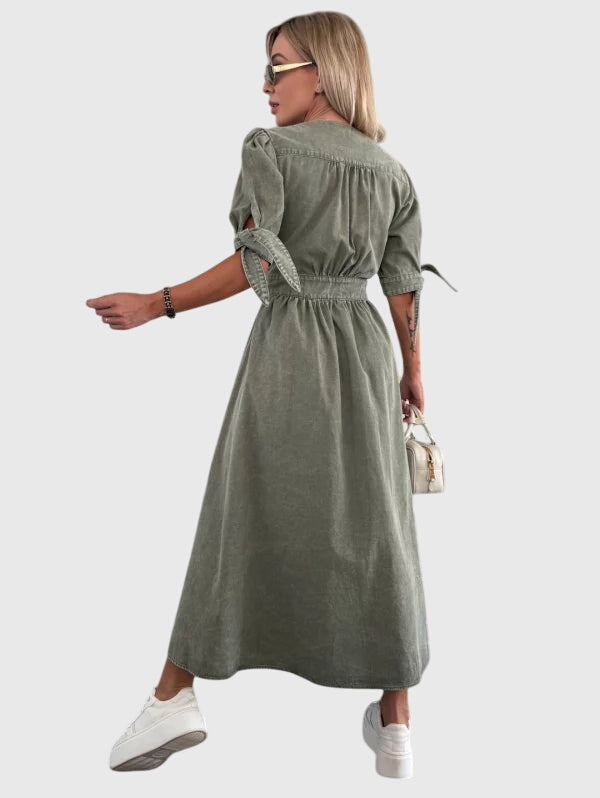 Sophia™ | Robe en Jean Chic pour Chaque Occasion