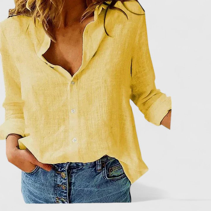 Elena | Blouse Chic pour le Bureau et les Soirées