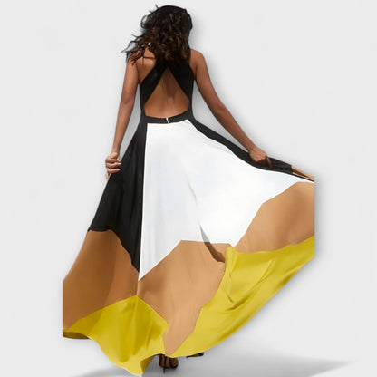 Nava - Robe Maxi Dos Ouvert pour Occasions Spéciales
