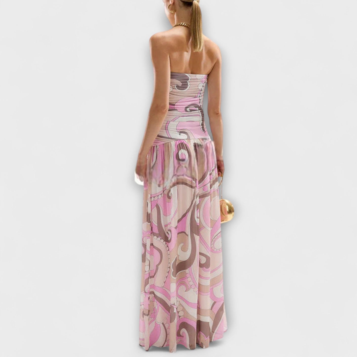 Robe Maxi Pastel Débardeur pour Événements d'Été