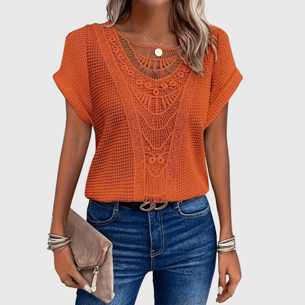 Blouse en Perles Chic Inspirée d'Ibiza pour Chaque Occasion