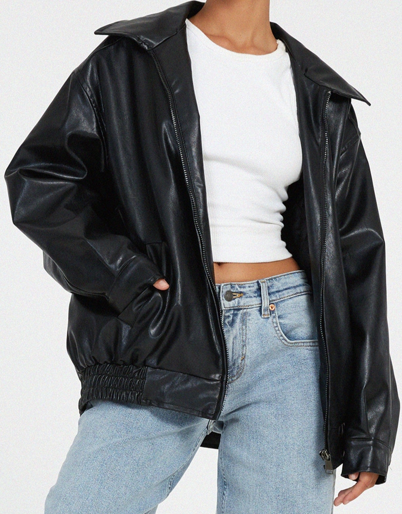 Ruby | Veste Bomber Oversize pour Femme au Style Chic