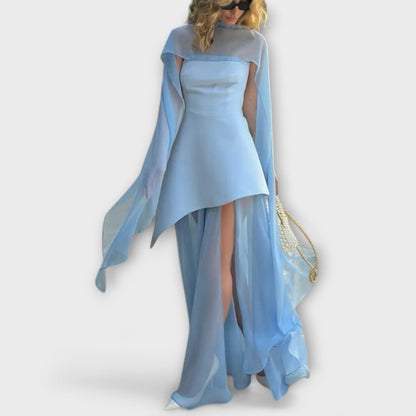 Robe Maxi en Chiffon pour Occasions Spéciales