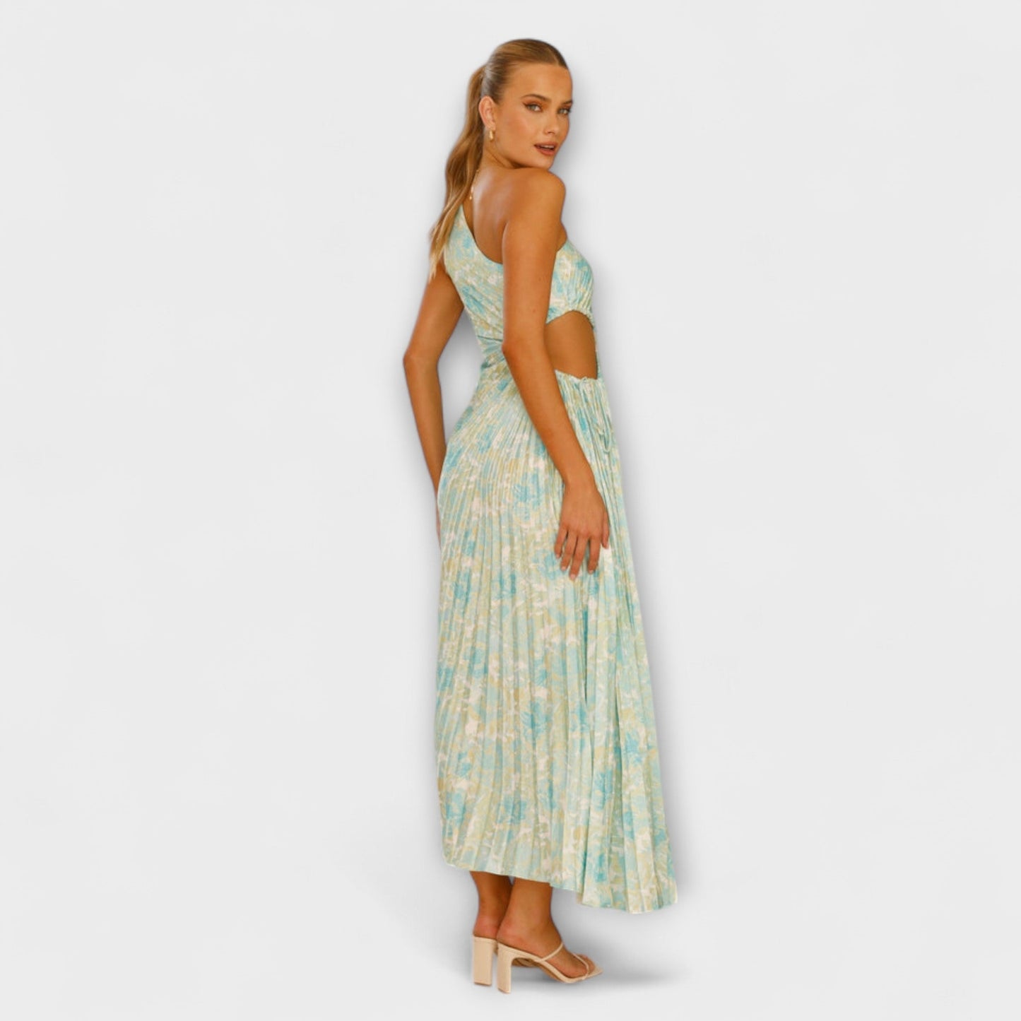 Sienna - Robe Maxi Chic à Découpes pour Événements
