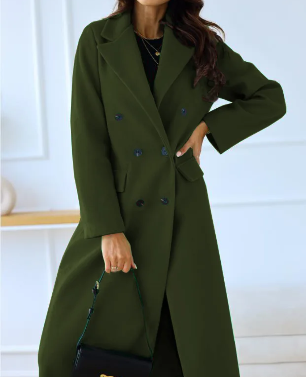 Manteau Trench Ajusté Sophistiqué pour Toutes les Occasions