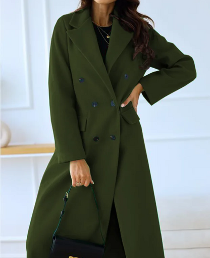 Manteau Trench Ajusté Sophistiqué pour Toutes les Occasions