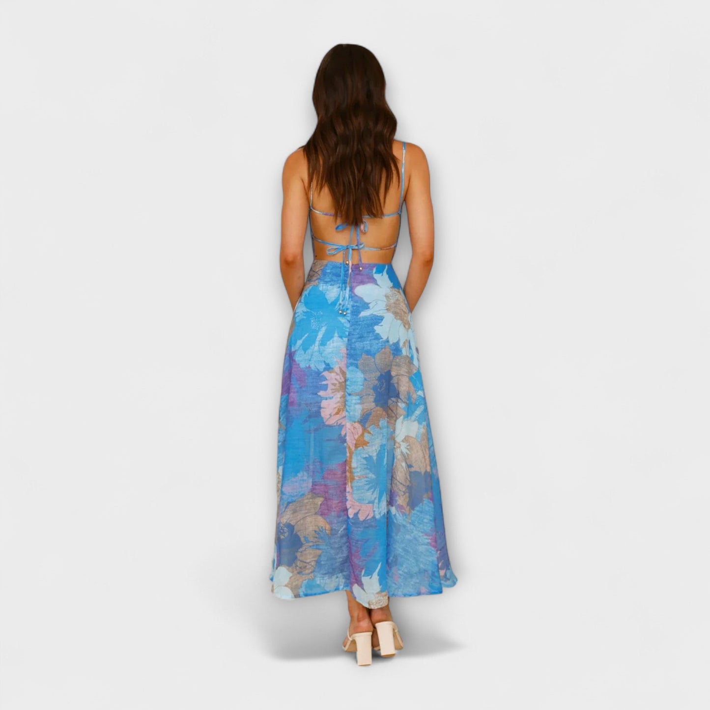 Robe Imprimée Florale pour Femmes - Idéale pour les Événements et Rassemblements