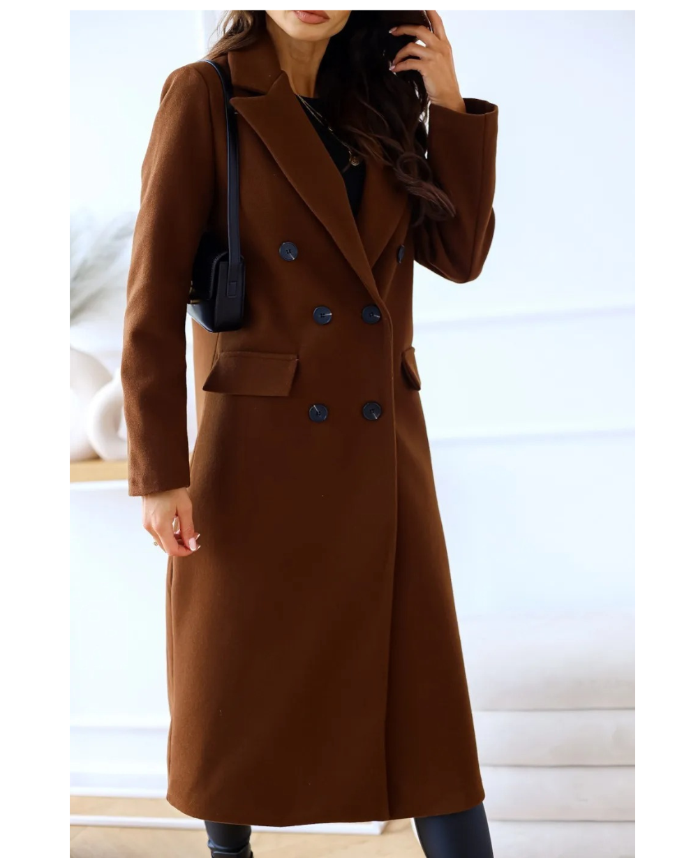Manteau Trench Ajusté Sophistiqué pour Toutes les Occasions