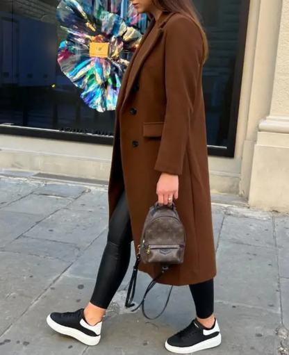 Manteau Trench Ajusté Sophistiqué pour Toutes les Occasions