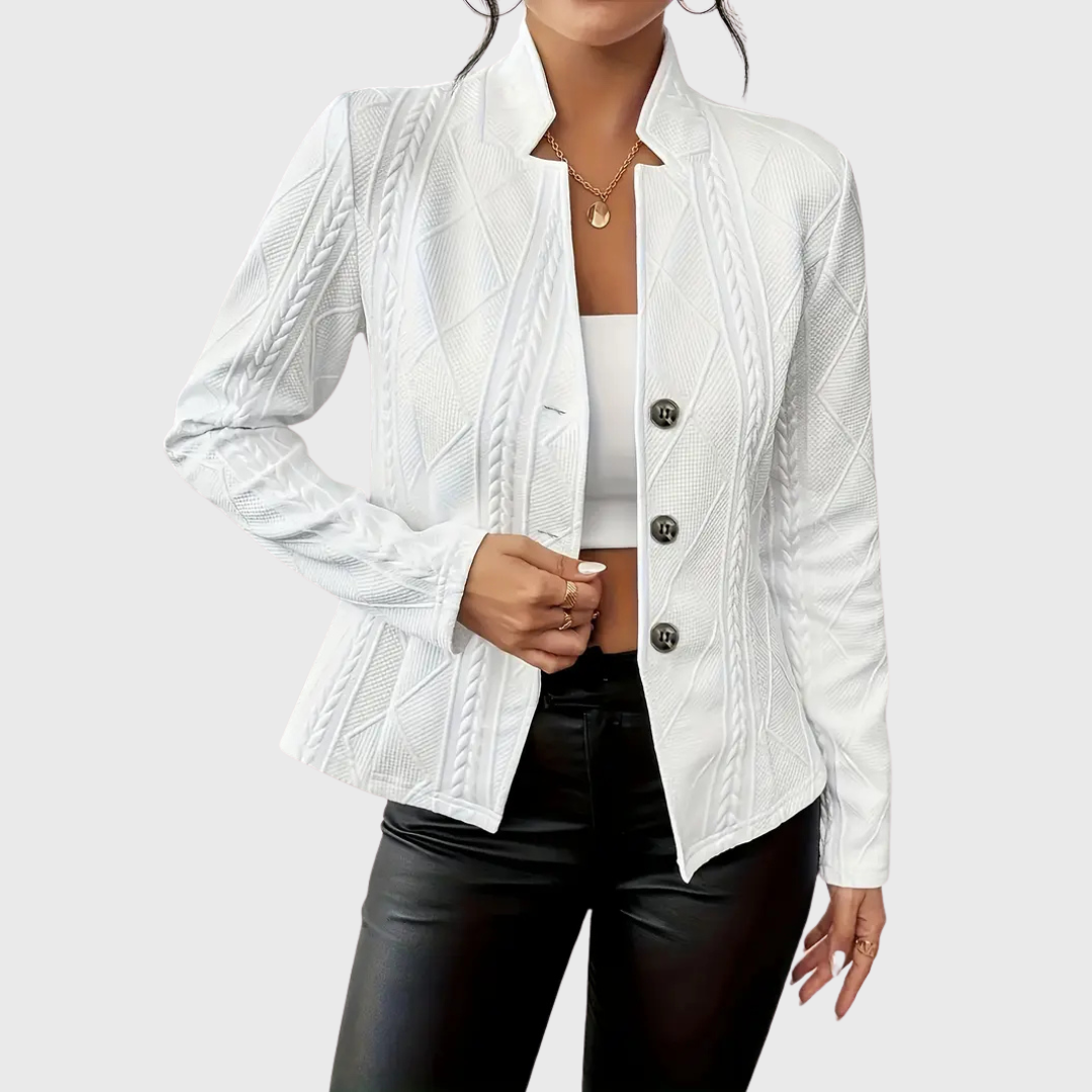 Sally - Blazer Chic pour le Bureau & les Sorties du Soir