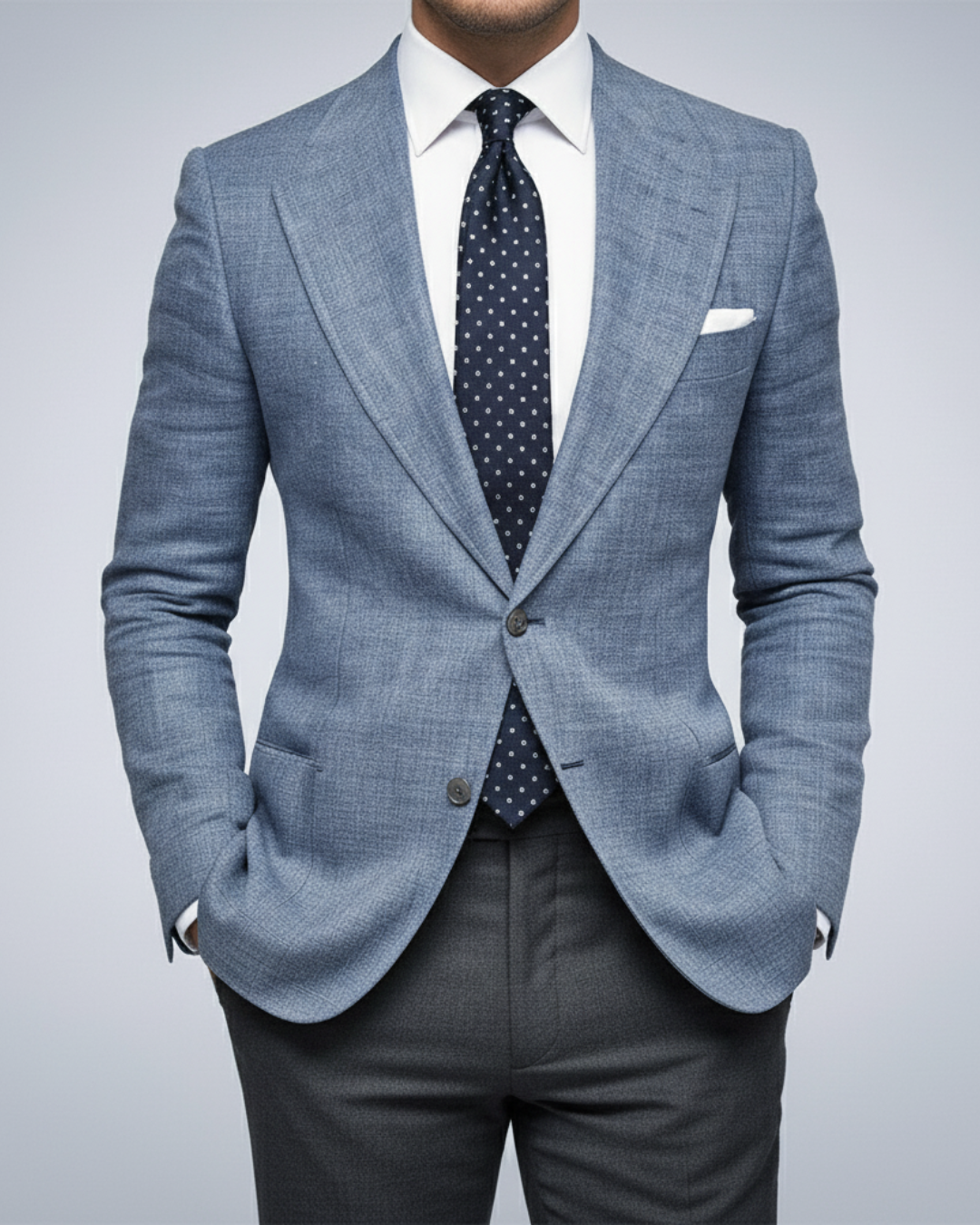 Blazer Ajusté pour Hommes – Veste Élégante pour le Travail et les Occasions Spéciales