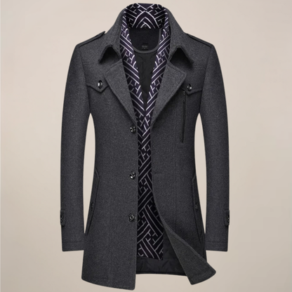 Manteau en Laine pour Hommes pour l'Hiver
