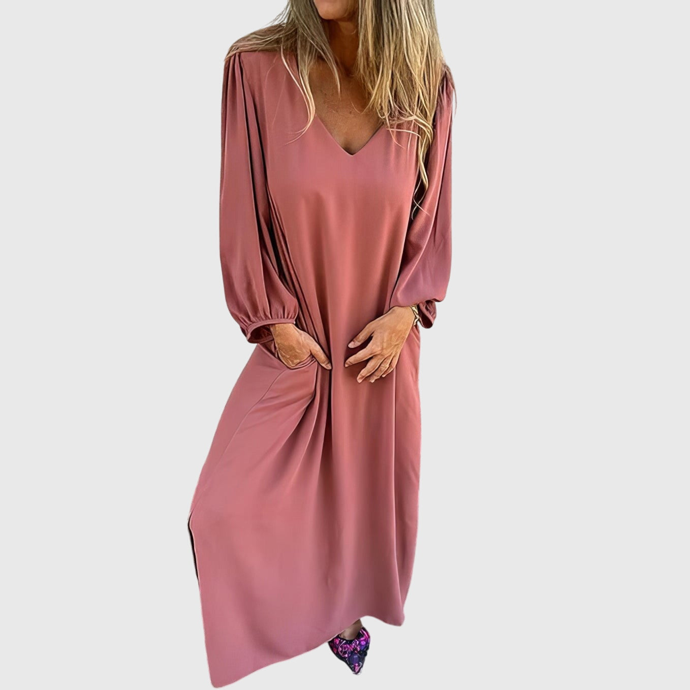 Carol™ - Robe Maxi Bohème avec Poches pour Chaque Occasion