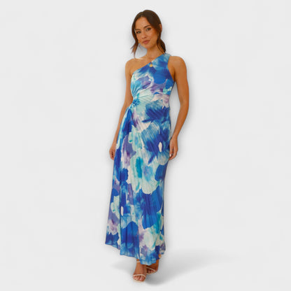 Sienna - Robe Maxi Chic à Découpes pour Événements