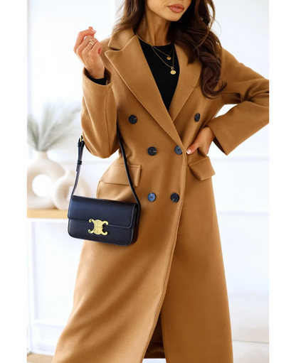 Manteau Trench Ajusté Sophistiqué pour Toutes les Occasions
