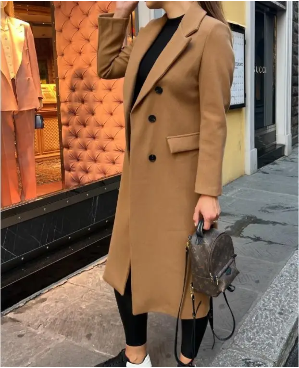 Manteau Trench Ajusté Sophistiqué pour Toutes les Occasions