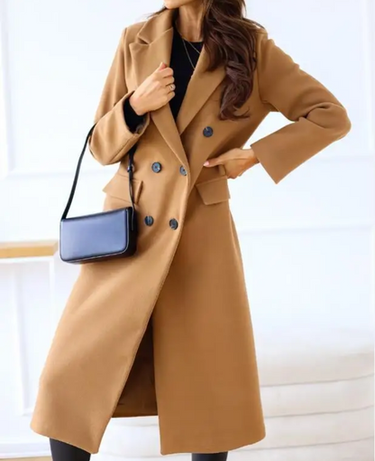 Manteau Trench Ajusté Sophistiqué pour Toutes les Occasions