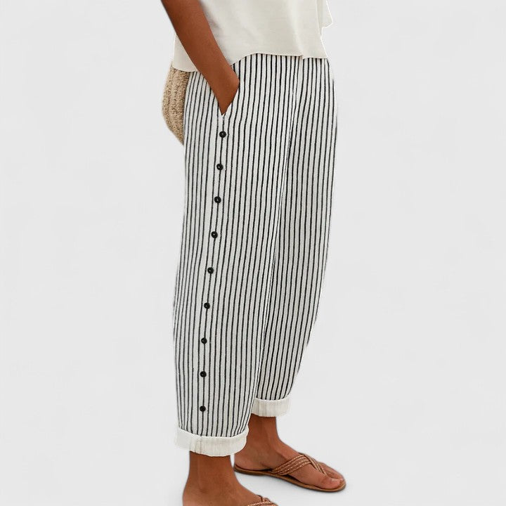 Sharmaine | Pantalon en Tissu Chic pour Toutes les Occasions
