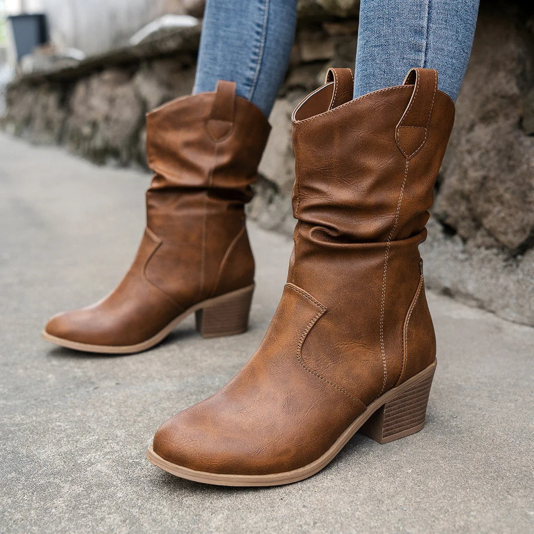 Samantha | Bottes à talons de style cowboy pour femmes pour des occasions chics