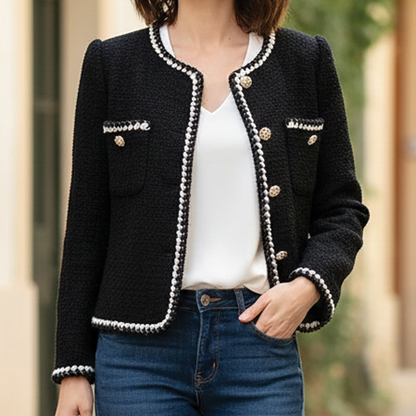 Allison - Blazer en Tweed Classique pour Occasions Chics