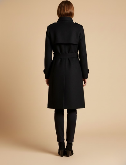 Manteau Femme Mi-Long avec Col Classique pour Toutes les Occasions