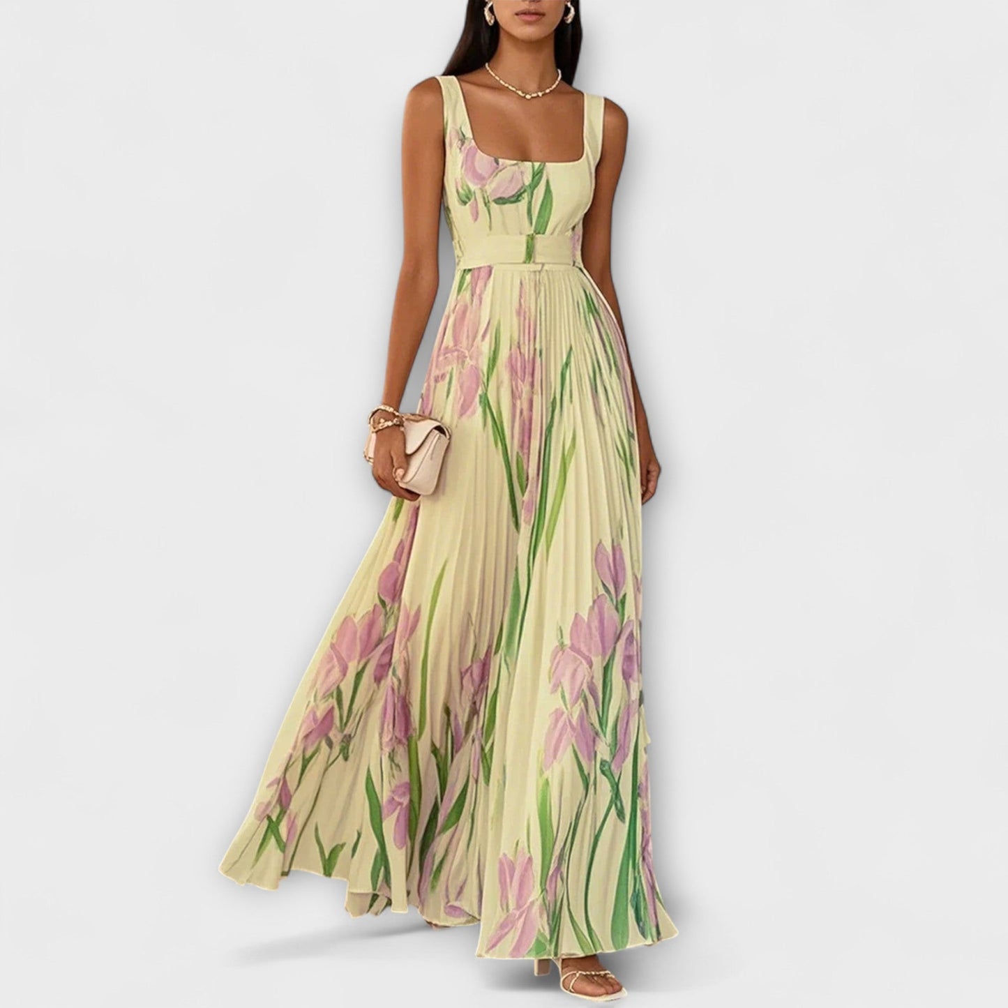 Robe de bal en chiffon floral pour chaque occasion