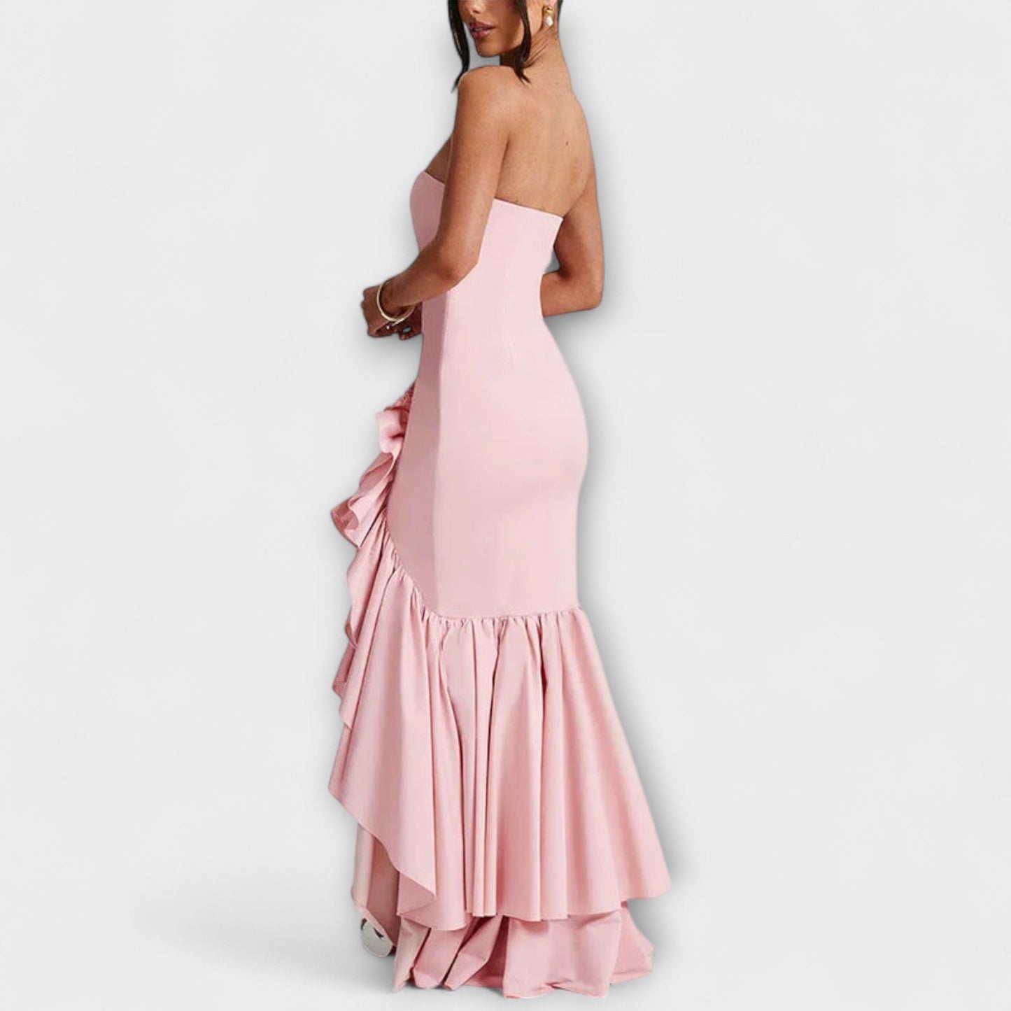 Robe Maxi Off-Shoulder Zuri pour Événements Chics