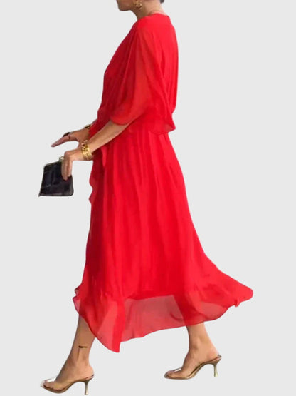 Bethany | Robe de Soirée Chic en Tissu Doux