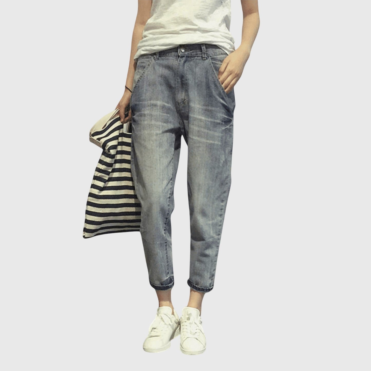 Charlotte - Pantalons en Mélange de Coton Chic pour Toutes les Occasions