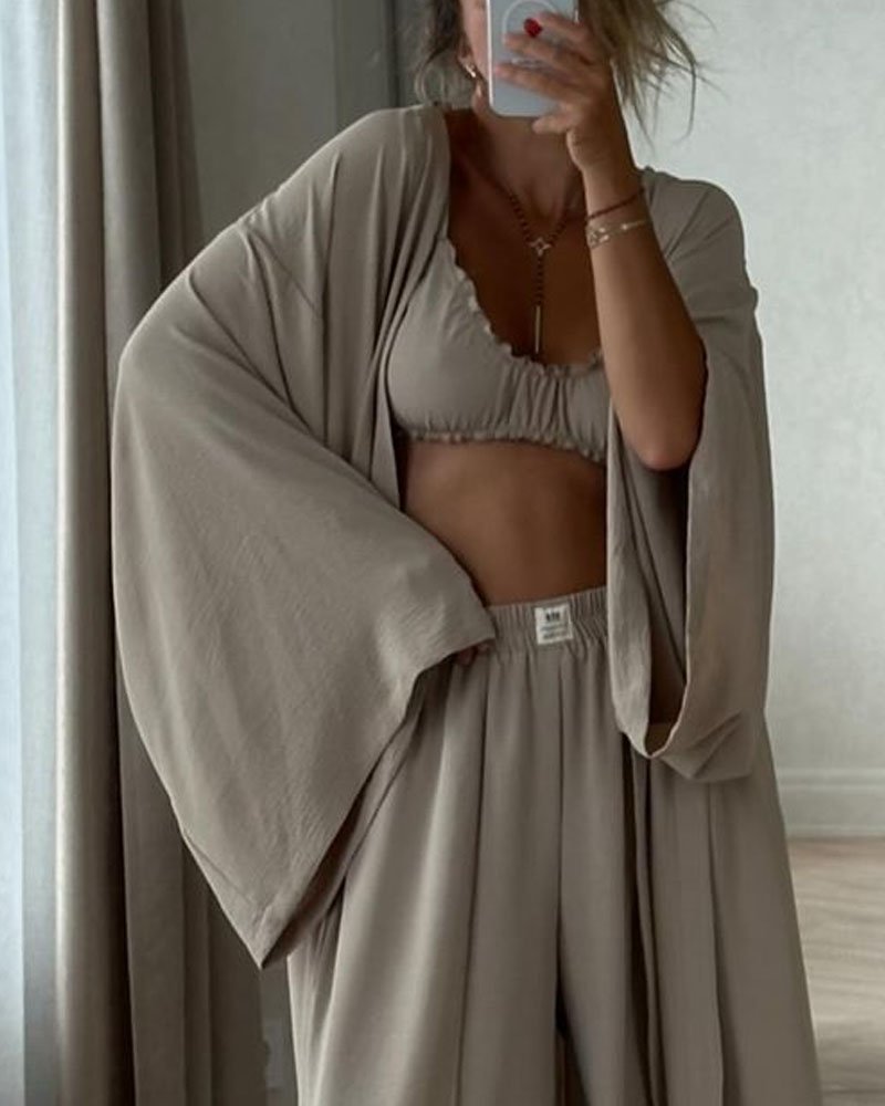 Iana | Ensemble de Cardigan Tricoté Élégant pour un Usage Quotidien