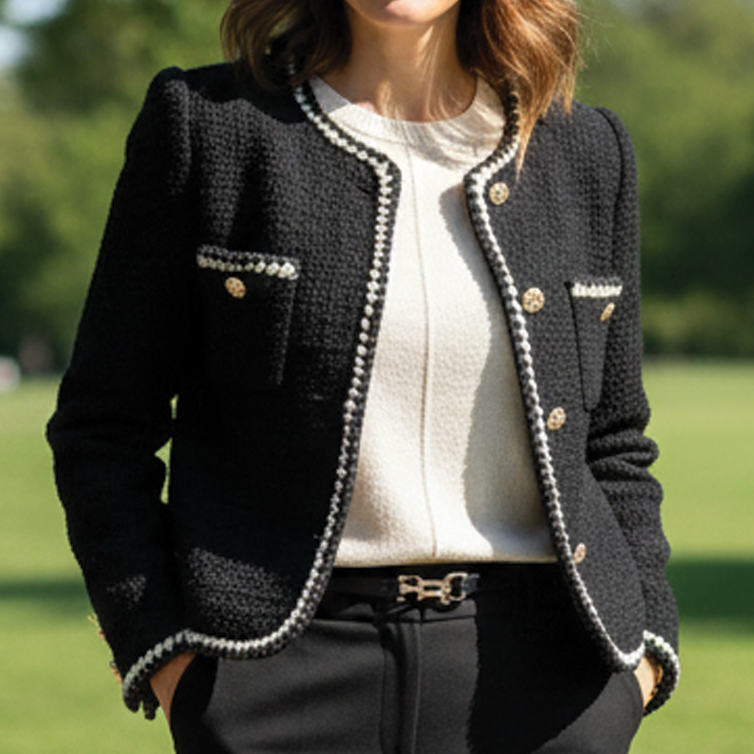 Allison - Blazer en Tweed Classique pour Occasions Chics