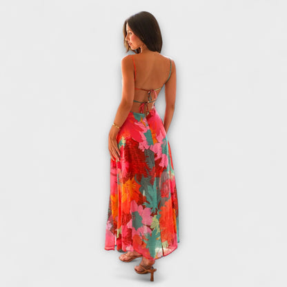 Robe Imprimée Florale pour Femmes - Idéale pour les Événements et Rassemblements