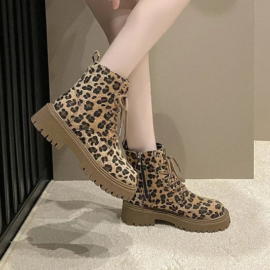 Bottines Chic Imprimé Léopard pour Toutes les Occasions