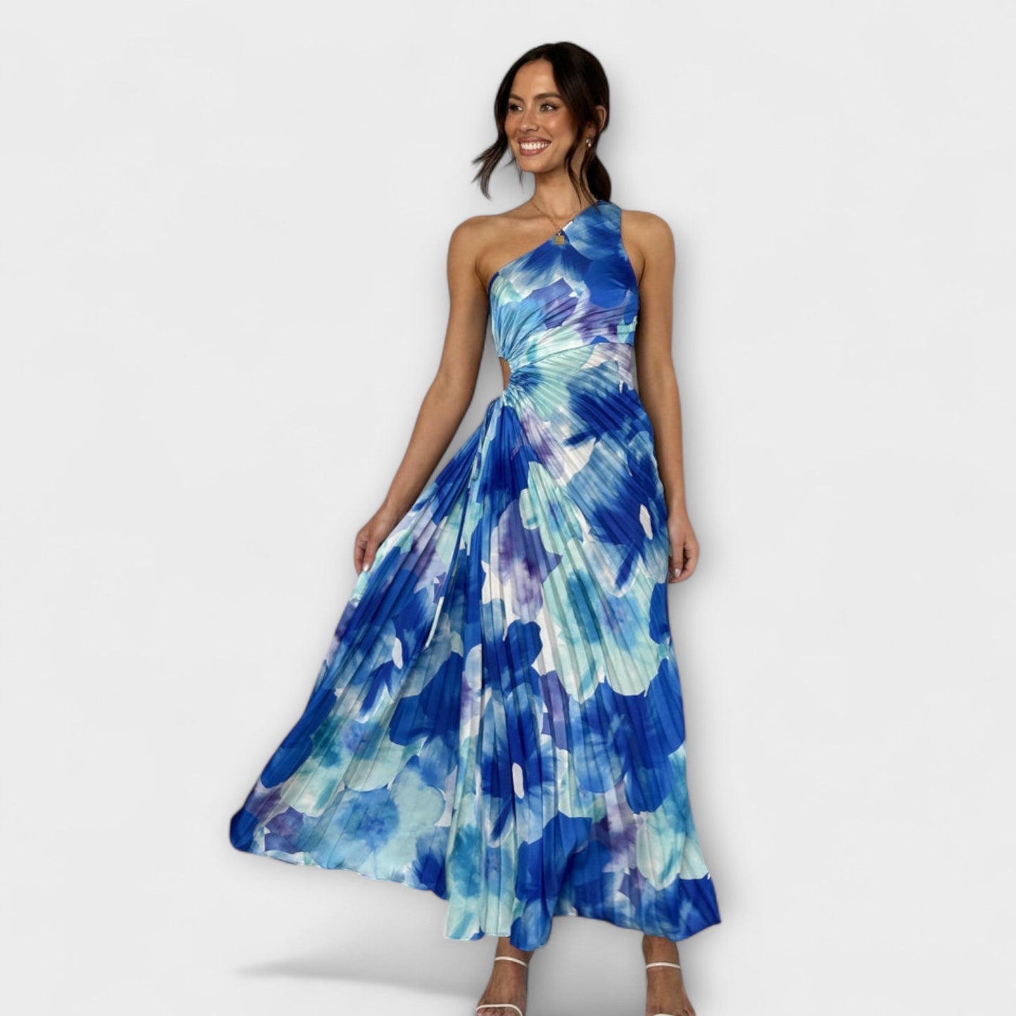 Sienna - Robe Maxi Chic à Découpes pour Événements