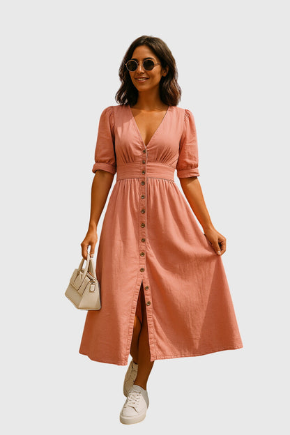 Jacqueline™ | Robe en Jean Chic pour Toutes les Occasions