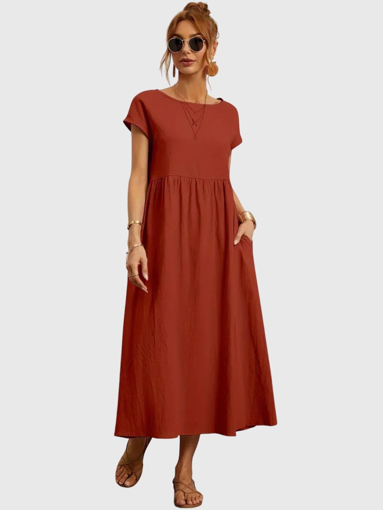 Giselle™ - Robe de Poche Chic pour Toute Occasion