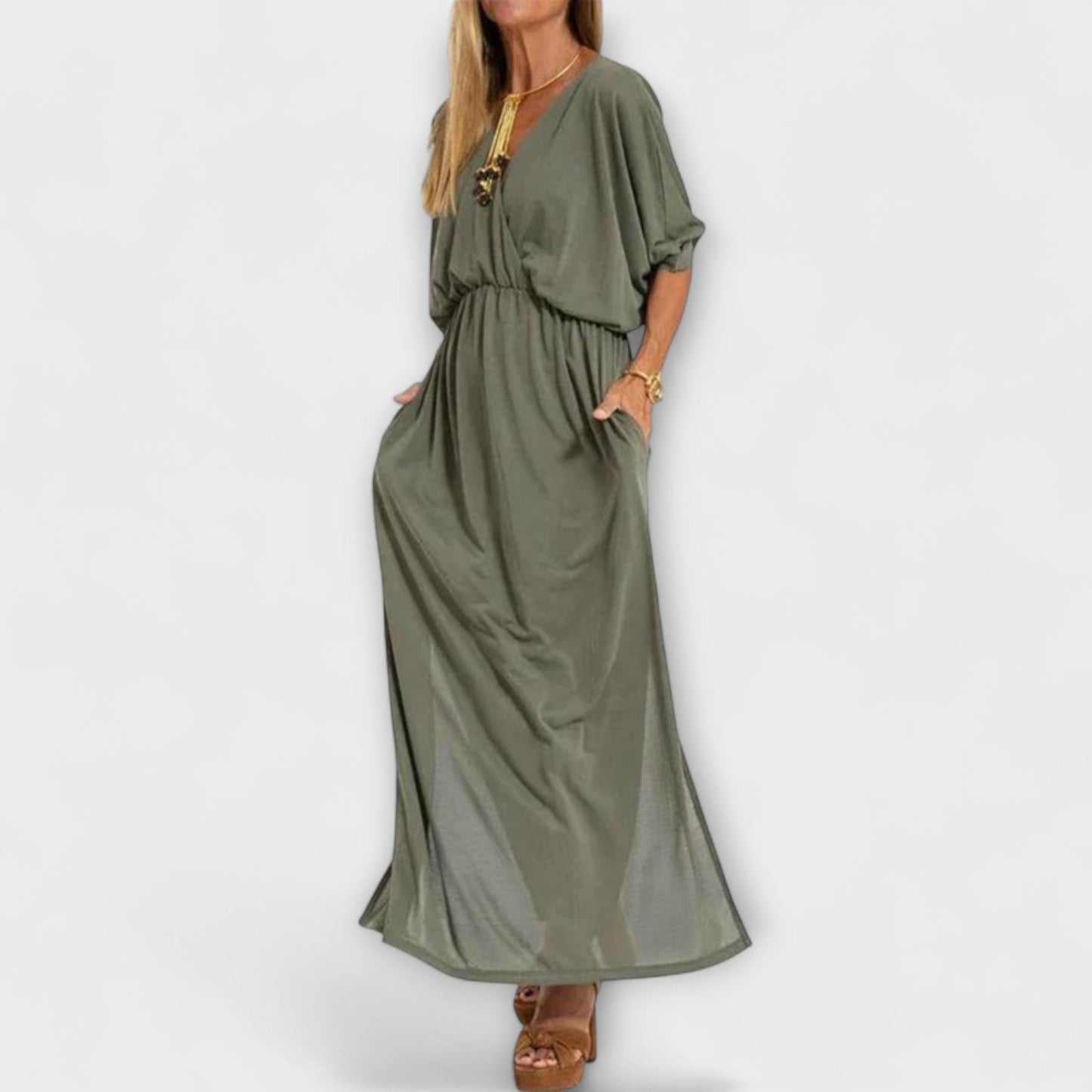 Robe Maxi Vintage pour un Style Sans Effort