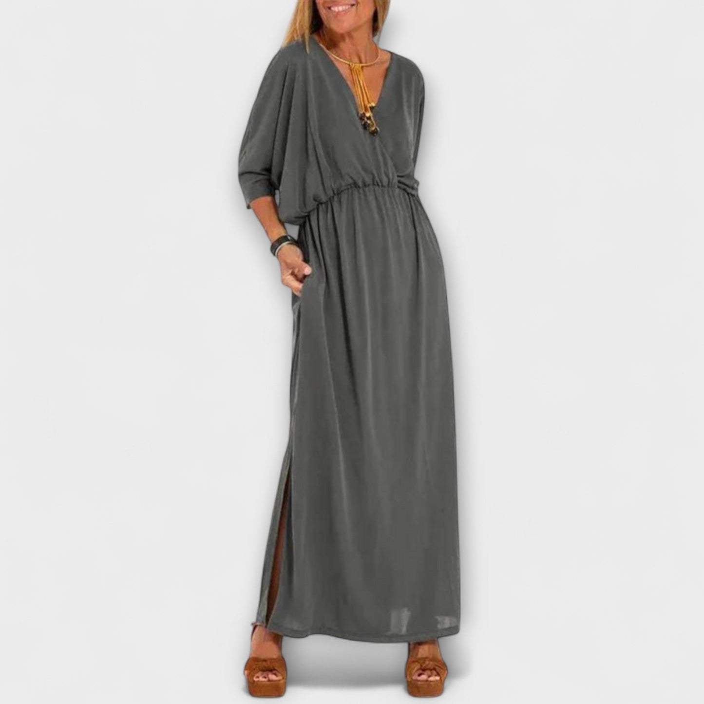 Robe Maxi Vintage pour un Style Sans Effort
