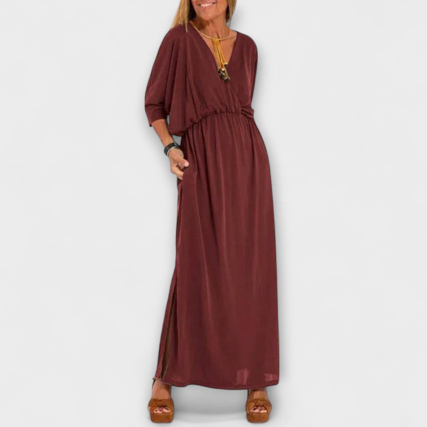 Robe Maxi Vintage pour un Style Sans Effort