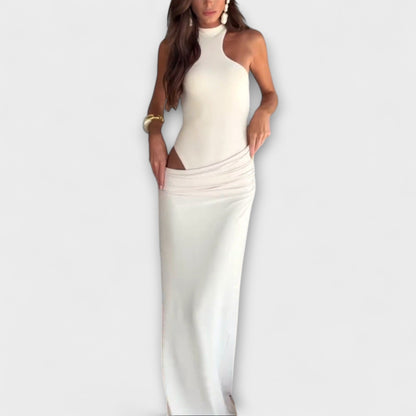 Minna - Robe sans manches à découpes séduisantes pour les soirées