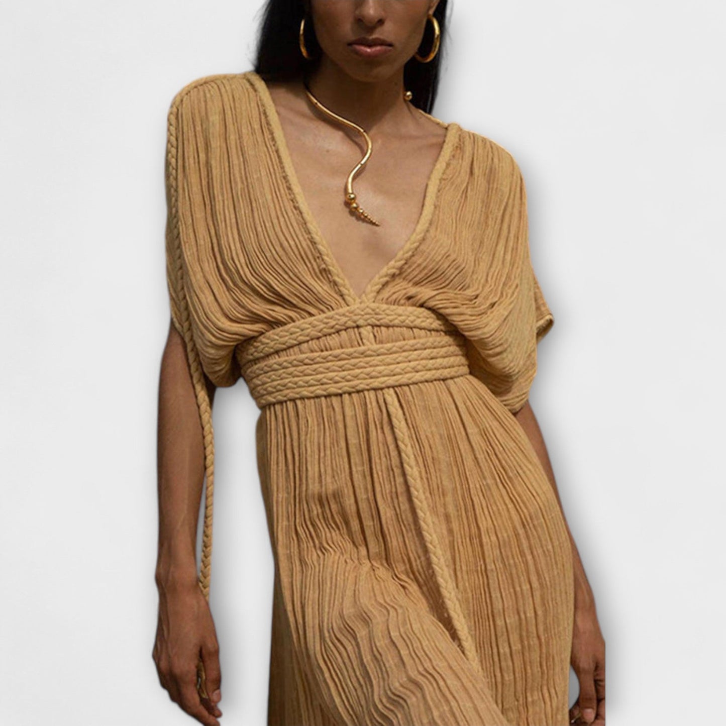 Robe Maxi Kimono de Style Grec pour Occasions Spéciales