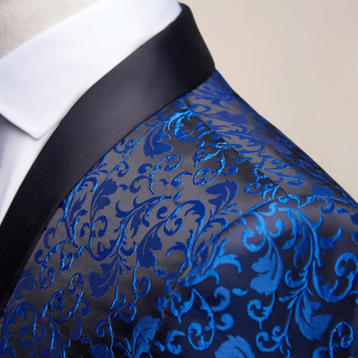 Blazer Tuxedo Slim Fit pour Hommes pour Occasions Formelles