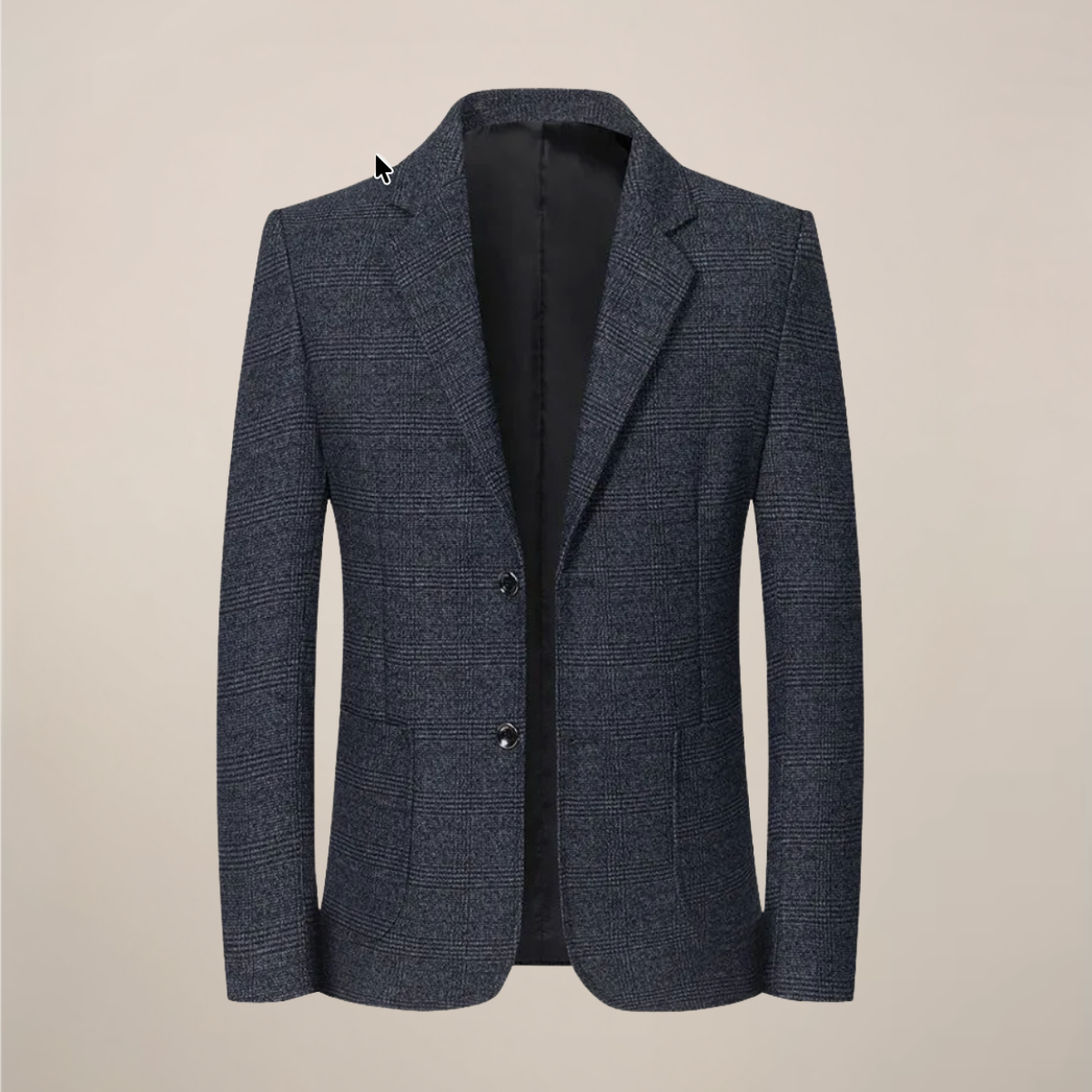 Blazer à Carreaux Ajusté pour Hommes – Style Vintage pour Événements