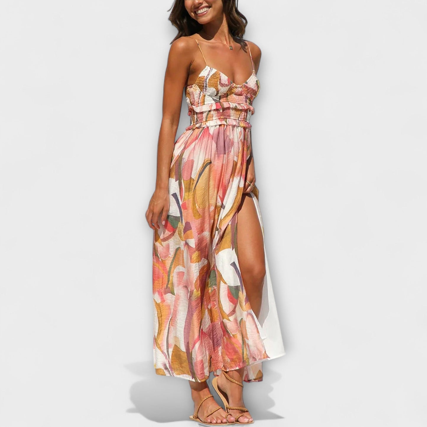 Annalise - Robe Imprimée Chic pour Toutes les Occasions